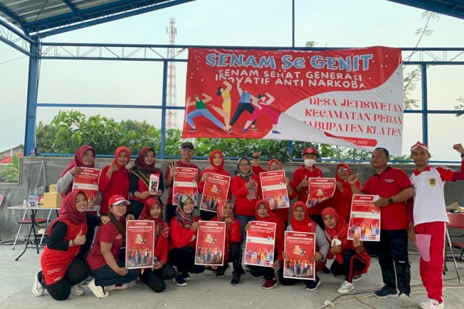 Pencanangan Jetiswetan Menggebrak Si MANTAN (Gerakan Bermasyarakat untuk Siap Maju Tanpa Narkoba)