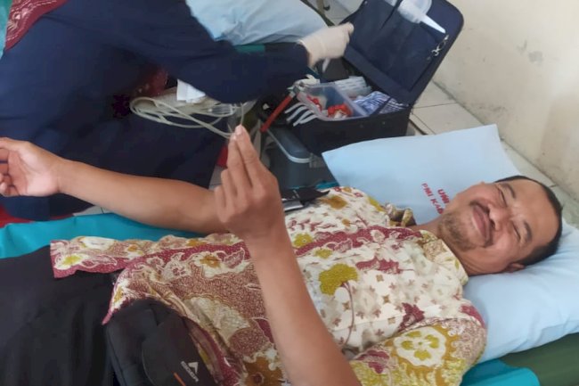 PMI Kecamatan Pedan Menyelenggarakan Kegiatan Donor Darah Sebagai Bentuk Pelaksanaan Kegiatan Kerja Rutin
