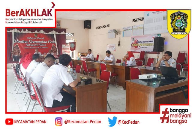 Visitasi Monev Keterbukaan Informasi Publik Dinas Komunikasi dan Informatika Kabupaten Klaten di Kecamatan Pedan Kabupaten Klaten