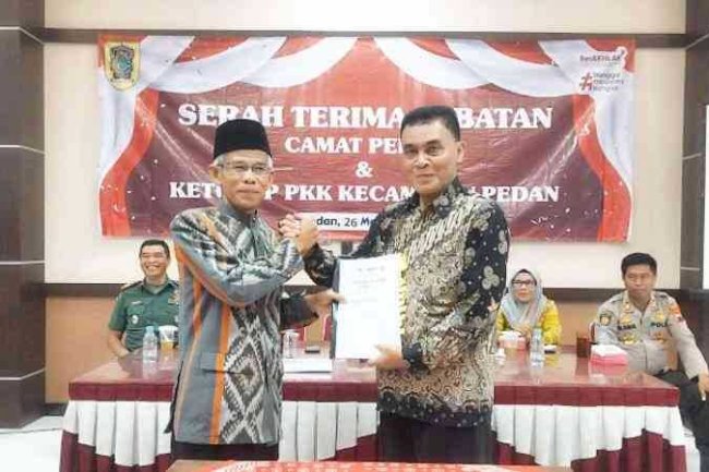 Serah Terima Jabatan Camat Tahun 2024 Kecamatan Pedan