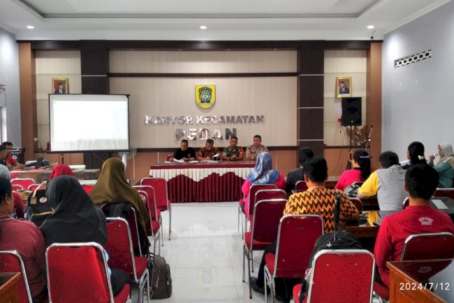 Rakor persiapan pembentukan Pasukan paskibraka untuk upacara HUT Ke 79 RI Tahun 2024