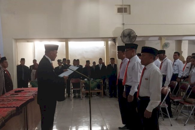 Pengukuhan Badan Permusyawaratan Desa SE.Kecamatan Pedan Yang semula jabatan 6 tahun  menjadi 8 tahun