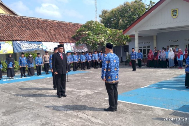 Pelaksanaan Upacara Bendera Peringatan Hari Sumpah Pemuda Ke-96tahun 2024