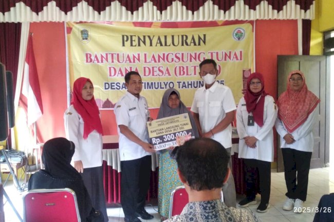 PEMERINTAH DESA JATI MULYO PEDAN KLATEN  SALURKAN  BLT DD TRIWULAN I  TAHUN 2025