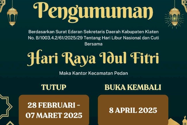 PENGUMUMAN