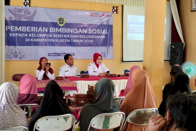 BIMBINGAN SOSIAL BAGI KELUARGA  RENTAN DAN LANSIA KECAMATAN PEDAN