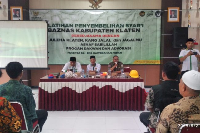 Baznas Kabupaten Klaten Mengadakan Pelatihan Penyembelihan Syari Di kecamatan Pedan