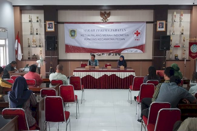 Sertijab Ketua PMI Kecamatan Pedan 