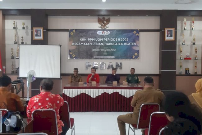 Pelepasan KKN Mahasiswa UGM di Kecamatan Pedan