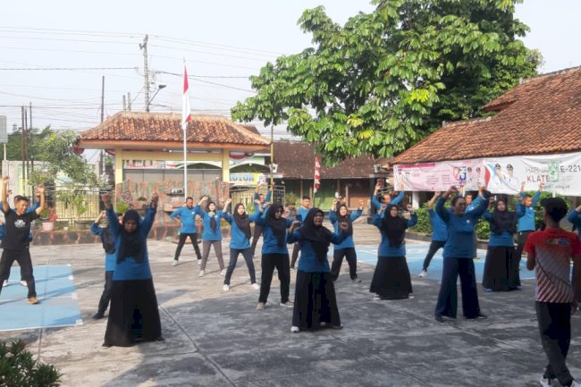 Senam Bersama Karyawan ASN Kecamatan Pedan 