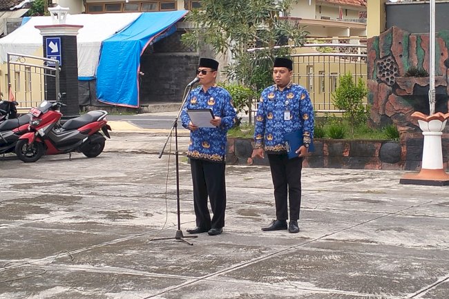 Upacara Peringatan Hari KORPRI Ke-54 Di Kecamatan Pedan 