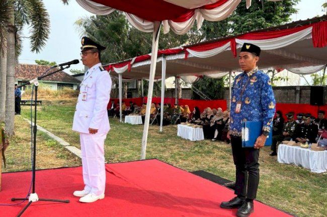 Upacara HUT RI Ke -81 Di Lapangan Gelora Pemuda Pedan 