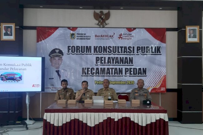 Kecamatan Pedan Mengadakan FKP (Forum Konsultasin Publik)