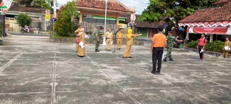 Gladi Bersih Persiapan Upacara Hari Jadi Kabupaten Klaten di Kecamatan Pedan