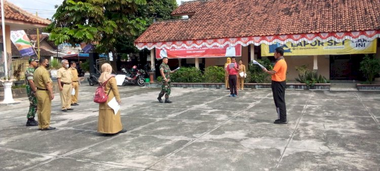 Gladi Bersih Persiapan Upacara Hari Jadi Kabupaten Klaten di Kecamatan Pedan