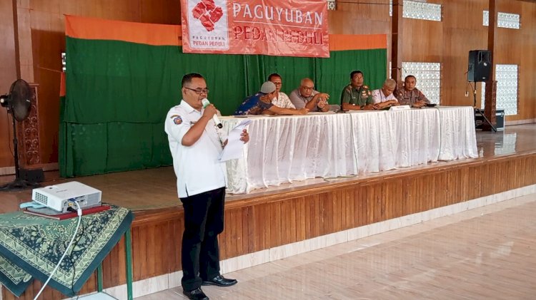 Sosialisasi Paguyupan Pedan Peduli 