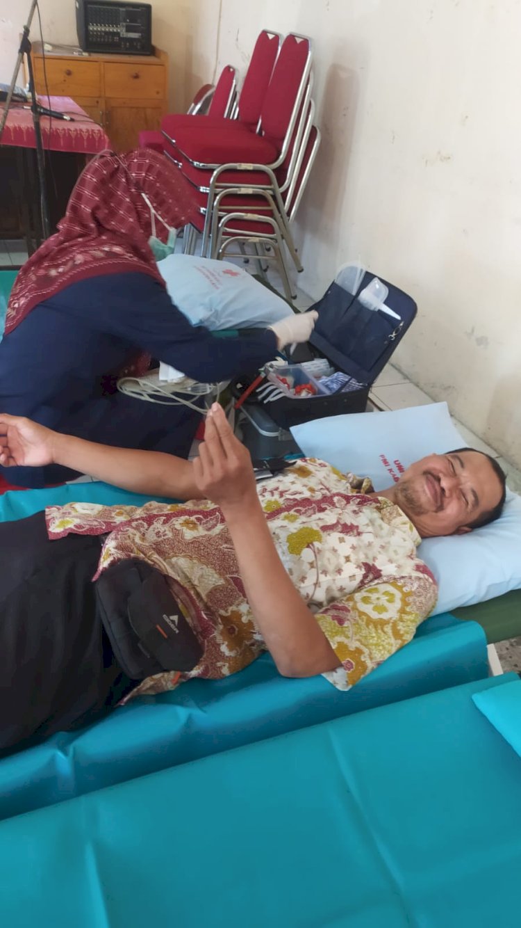 PMI Kecamatan Pedan Menyelenggarakan Kegiatan Donor Darah Sebagai Bentuk Pelaksanaan Kegiatan Kerja Rutin 