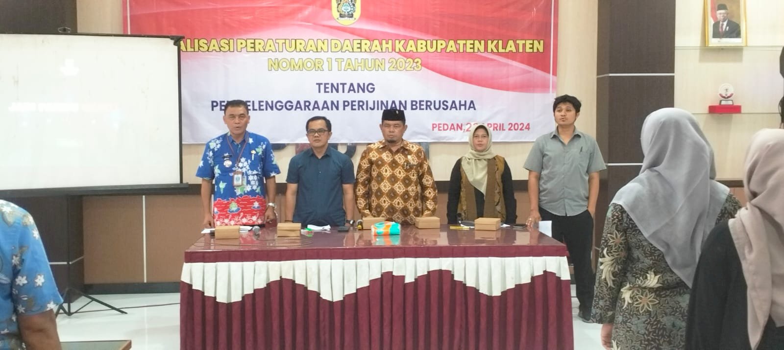 Sosialisasi Perda Kabupaten Klaten No. 1 Tahun 2023 Tentang Penyelenggaran Izin Berusaha di Kecamatan Pedan