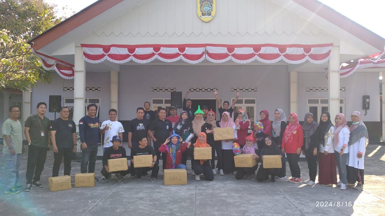 Giat lomba memeriahkan HUT RI ke 79 dengan berbagai macam lomba 