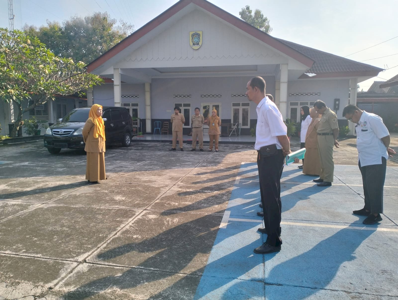 APEL PAGI KECAMATAN PEDAN  MENINGKATKAN DISIPLIN DAN LAYANAN MASYARAKAT