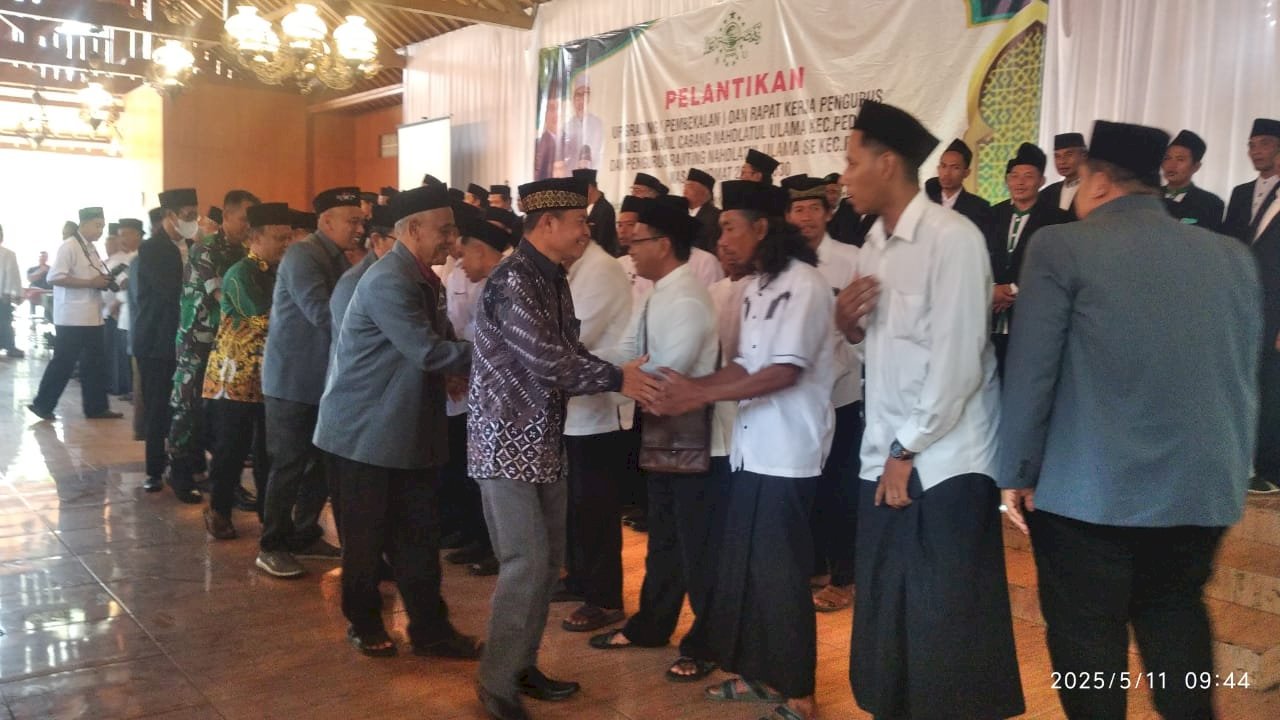 Menghadiri Pelantikan Pengurus MWC. NU Pedan
