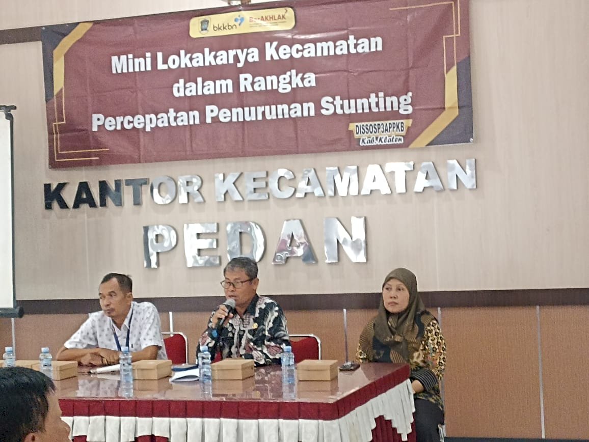 Mini Lokakarya Kevcamatan Dalam Rangka Percepatan Penurunan Stunting