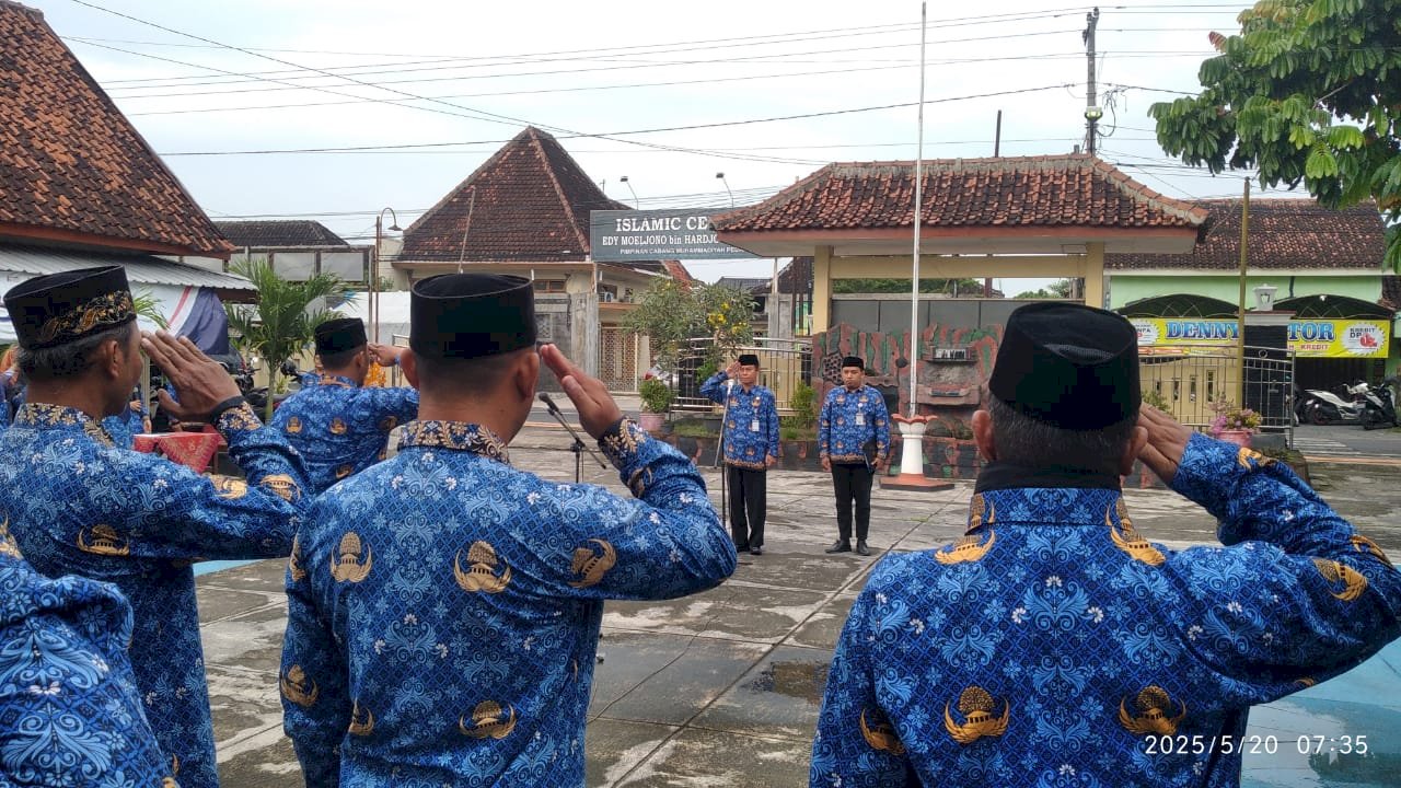 Kecamatan Pedan mengadakan Upacara Hari Kebangkitan Nasional Ke-117
