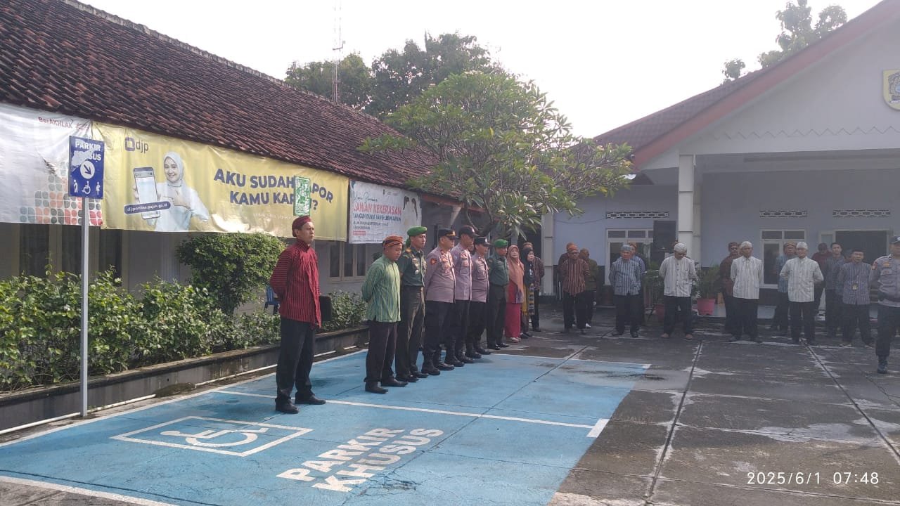 Kecamatan Pedan Melaksanakan Upacara Peringatan Hari Lahir Pancasila 