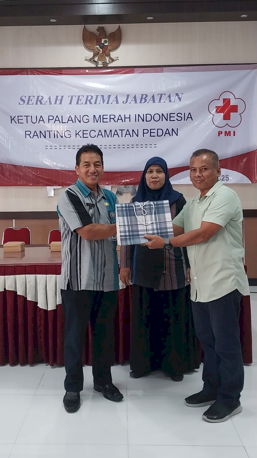 Sertijab Ketua PMI Kecamatan Pedan 