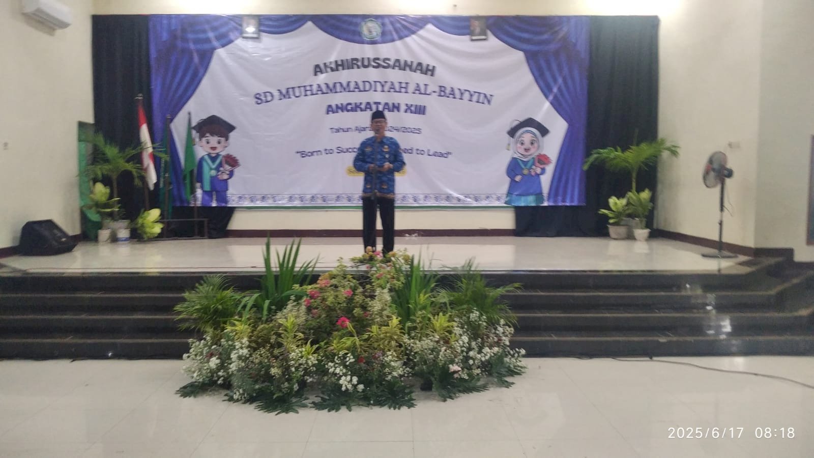 Menghadiri Akhirrusanah SD IT Al Bayyin Muhammadiyah Pedan 