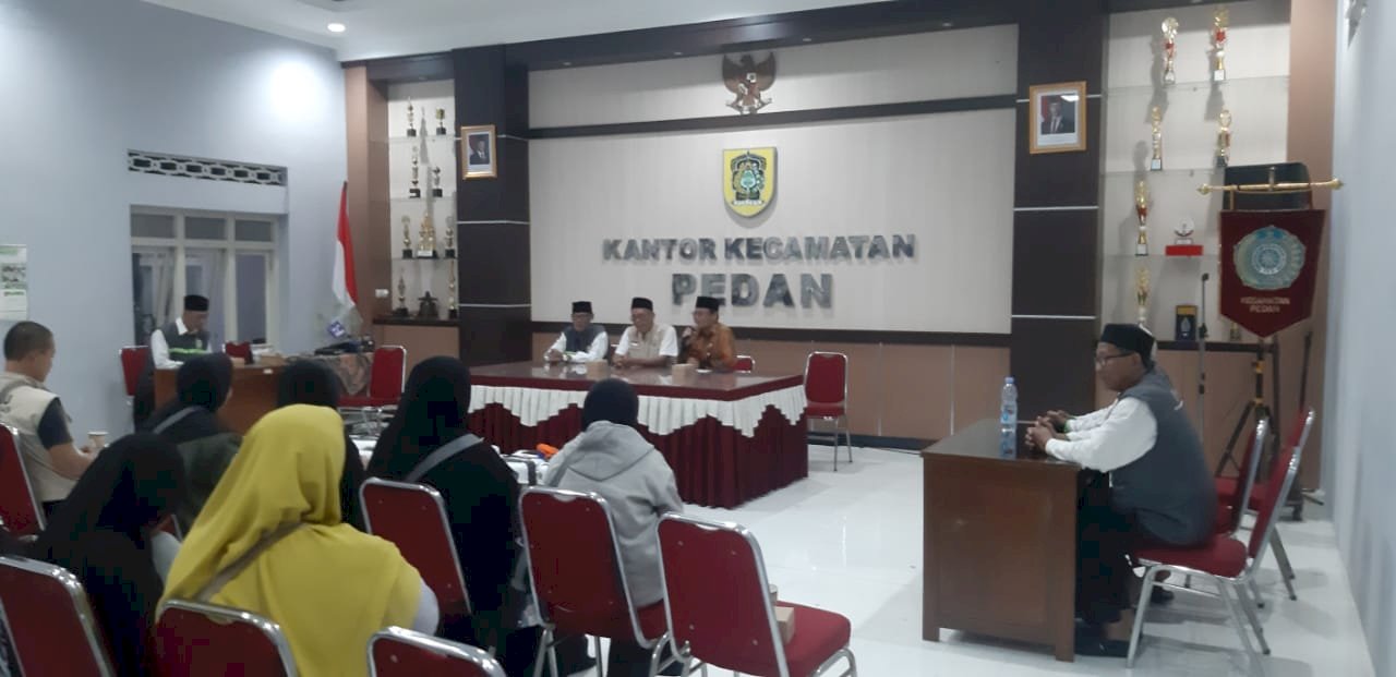 Penyambutan Jamaah Haji Kecamatan Pedan 