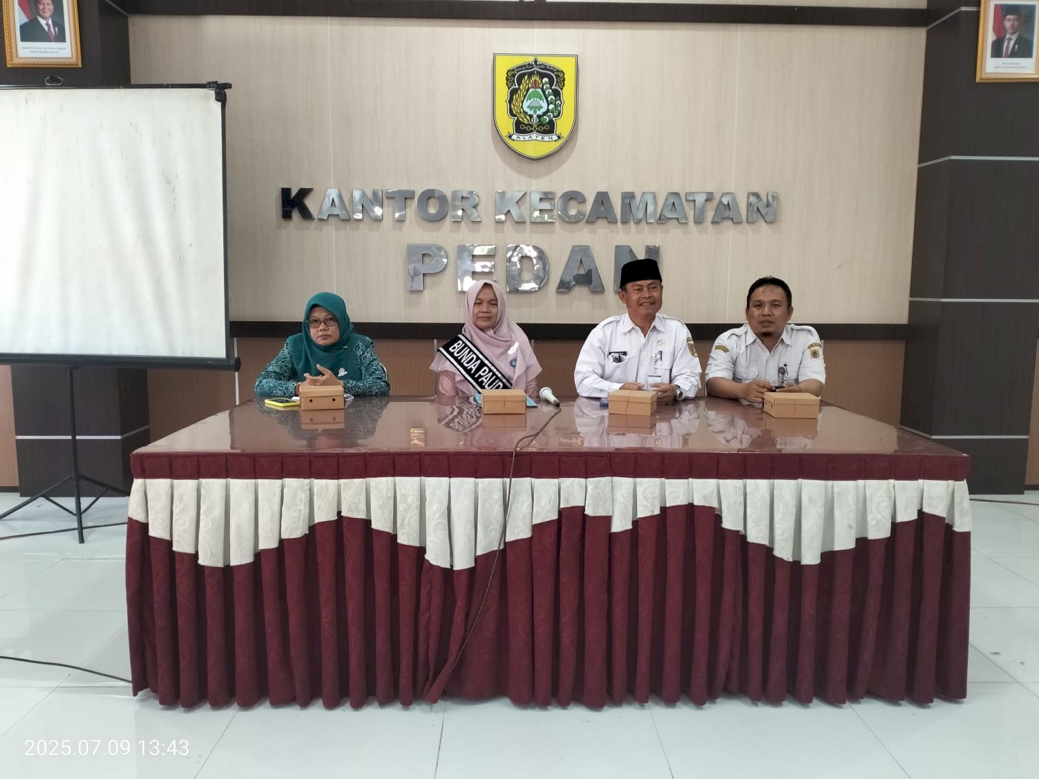 Pengukuhan Bunda PAUD Desa se Kecamatan Pedan 
