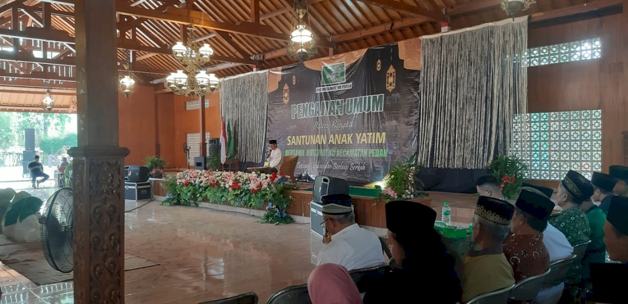 Menghadiri Pengajian Umum Santunan Anak Yatim Bersama Muslimat NU Kecamatan Pedan 
