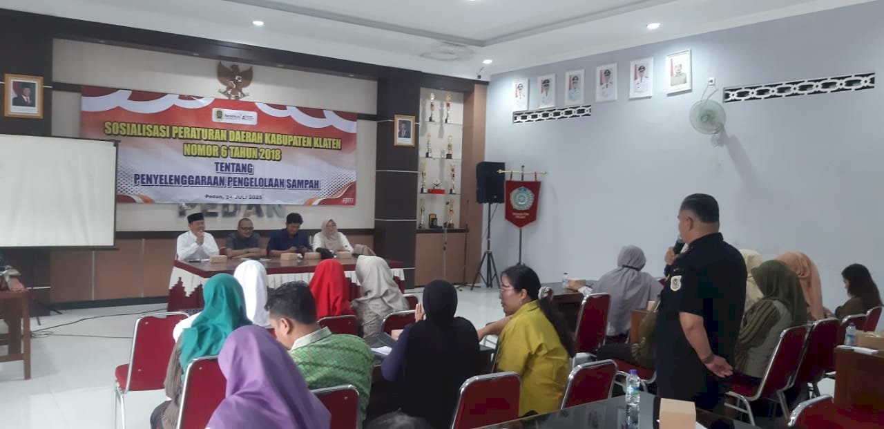 Sosialisasi Peraturan Daerah Kabupaten Klaten Nomor 6 Tahun 2018 Tentang Penyelenggaraan Pengolahan Sampah
