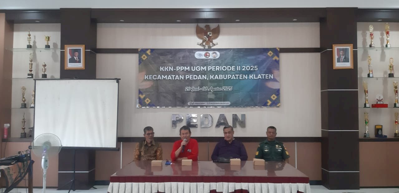 Pelepasan KKN Mahasiswa UGM di Kecamatan Pedan 