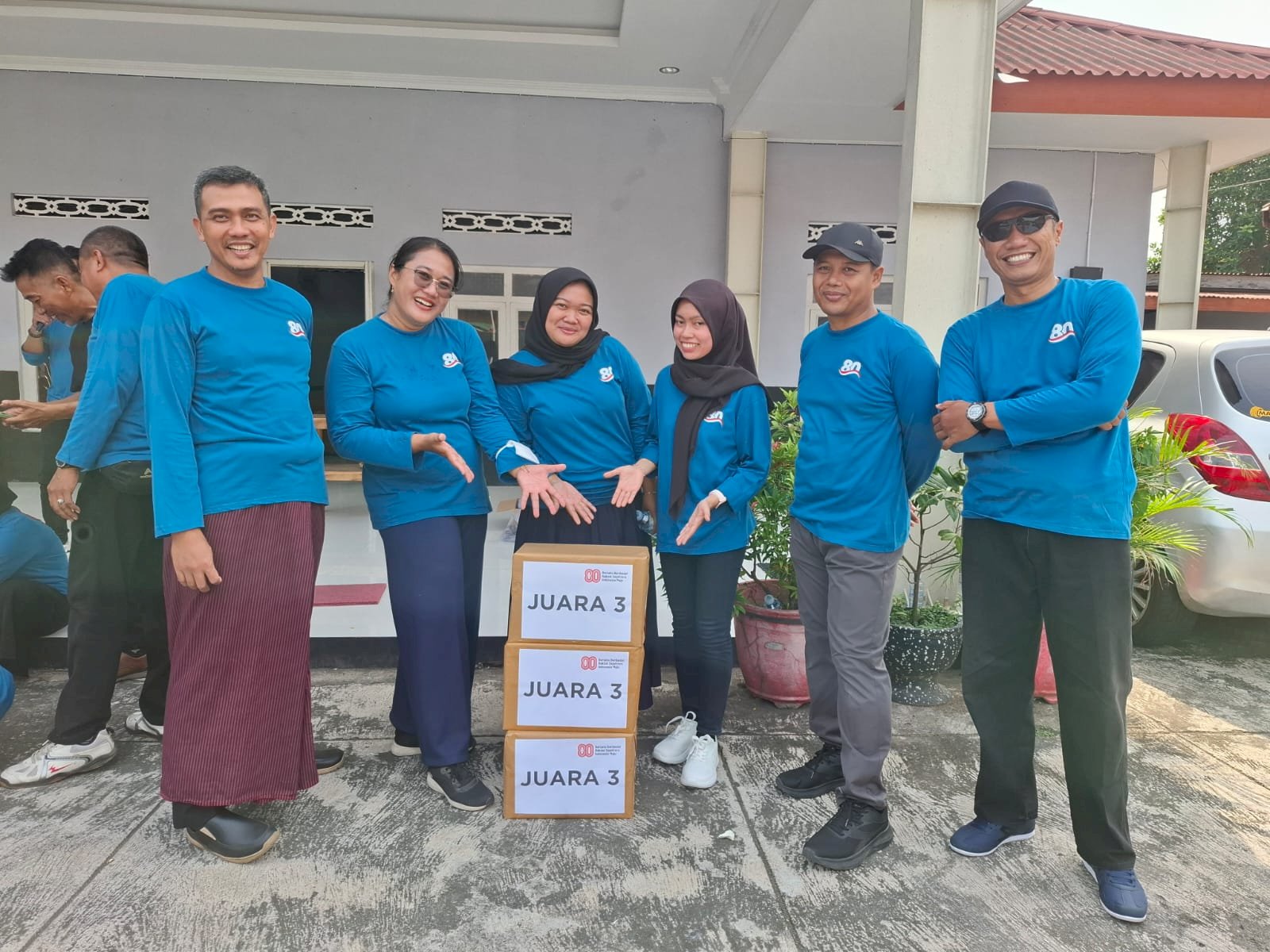 Senam Bersama Karyawan ASN Kecamatan Pedan 