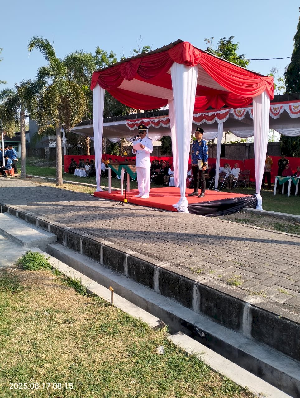 Upacara Memperingati HUT RI Ke-80 Kecamatan Pedan 
