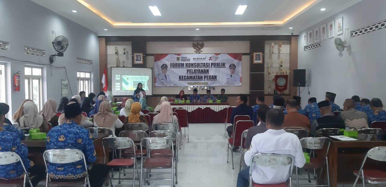 Forum Konsultasi Publik Pelayanan Kecamatan Pedan 