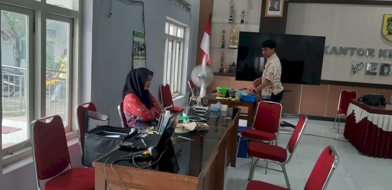 Giat Donor Darah PMI Kabupaten Klaten Di Kecamatan Pedan 