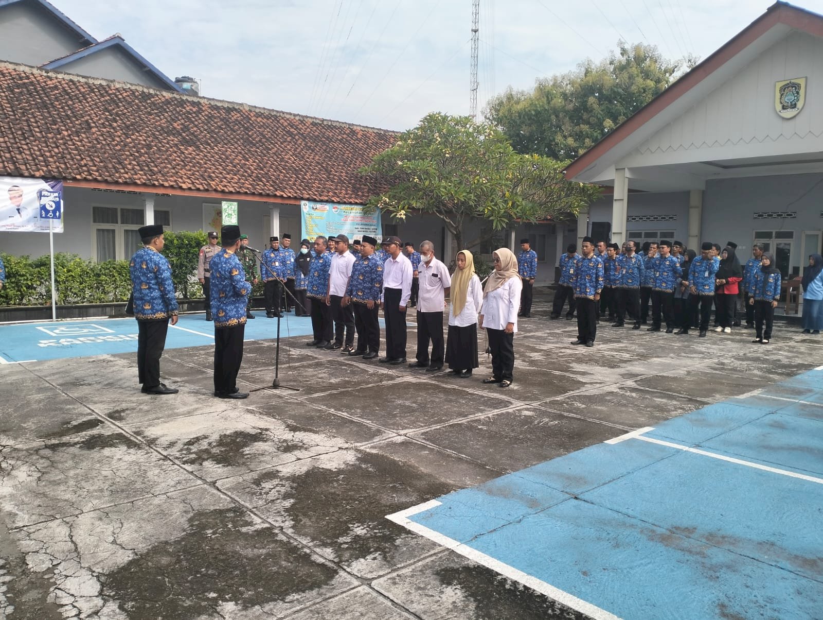 Upacara Peringatan Hari KORPRI Ke-54 Di Kecamatan Pedan 