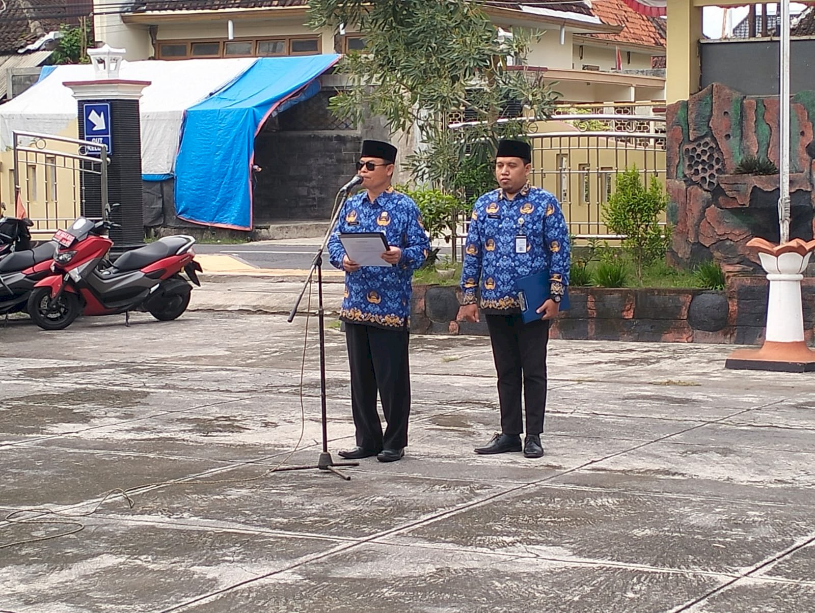 Upacara Peringatan Hari KORPRI Ke-54 Di Kecamatan Pedan 