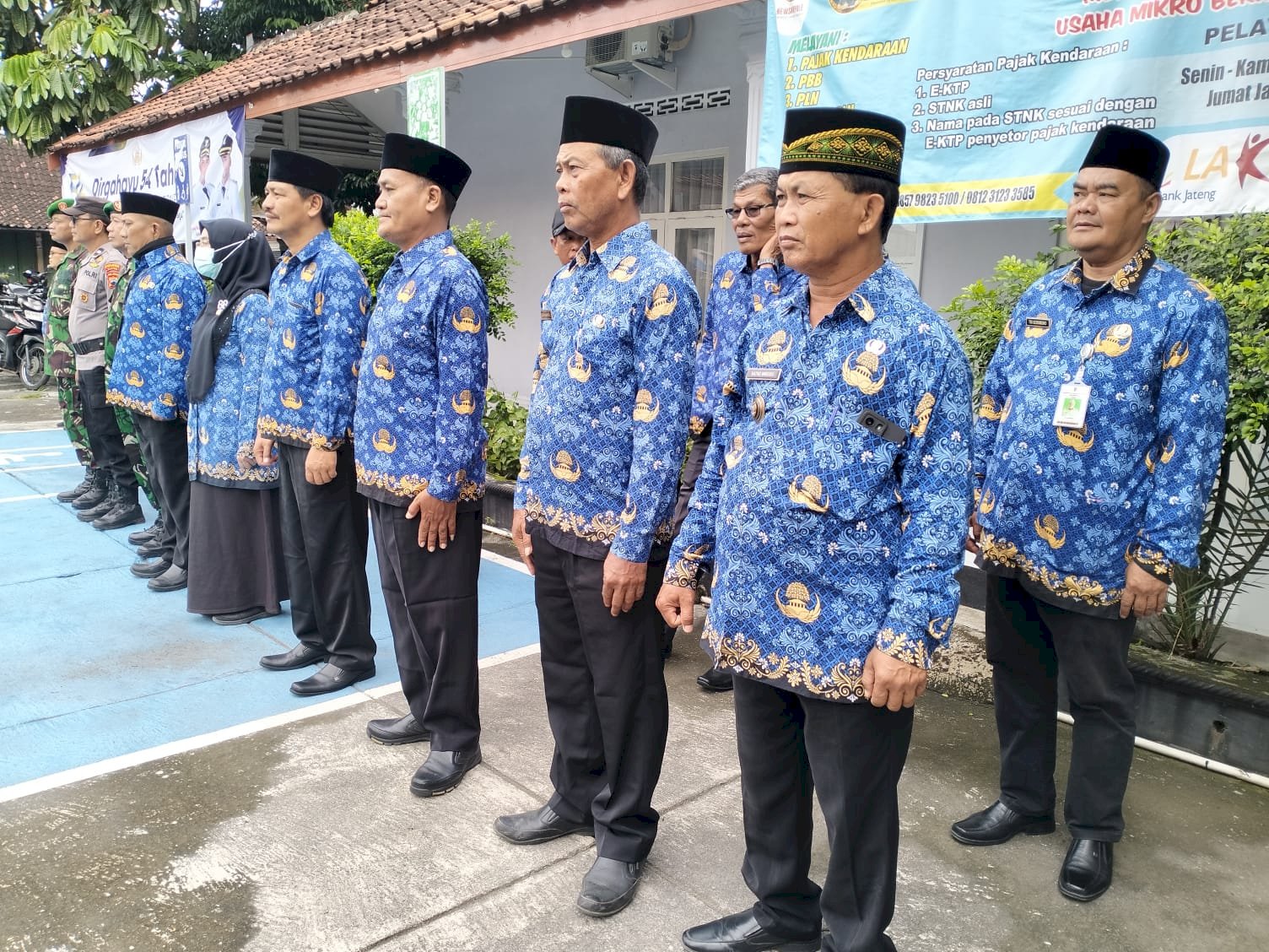 Upacara Peringatan Hari KORPRI Ke-54 Di Kecamatan Pedan 