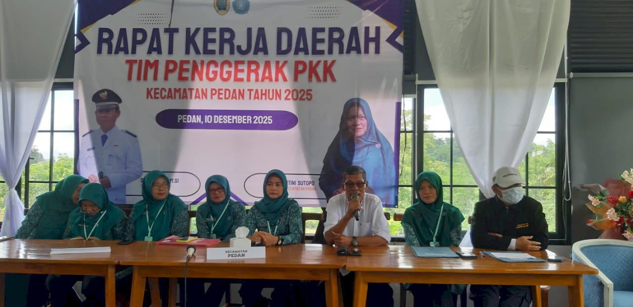 Rapat Kerja Daerah TIM Penggerak PKK Kecamatan Pedan Tahun 2025 