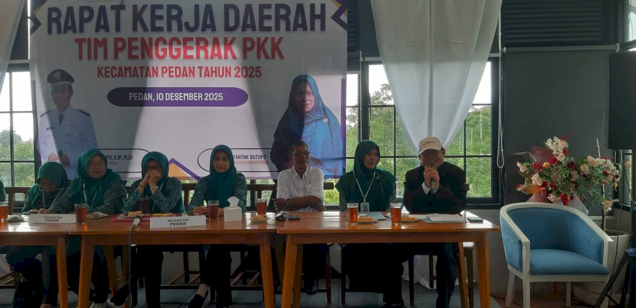 Rapat Kerja Daerah TIM Penggerak PKK Kecamatan Pedan Tahun 2025 