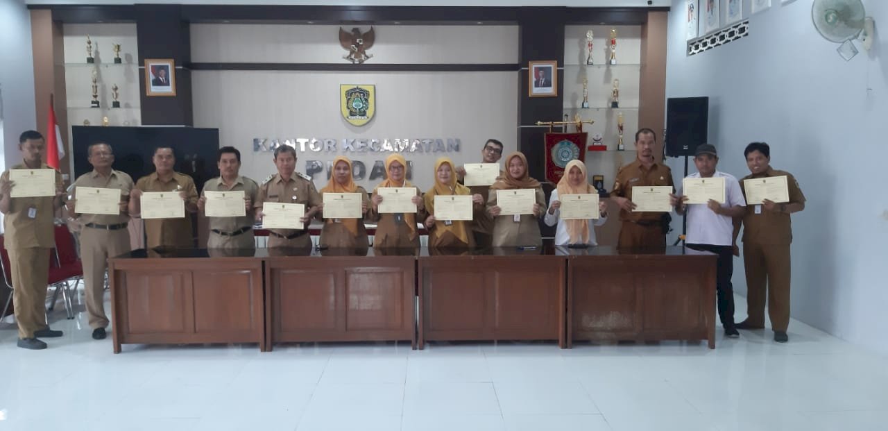 Penandatanganan Pakta Integritas ASN Kecamatan Pedan 