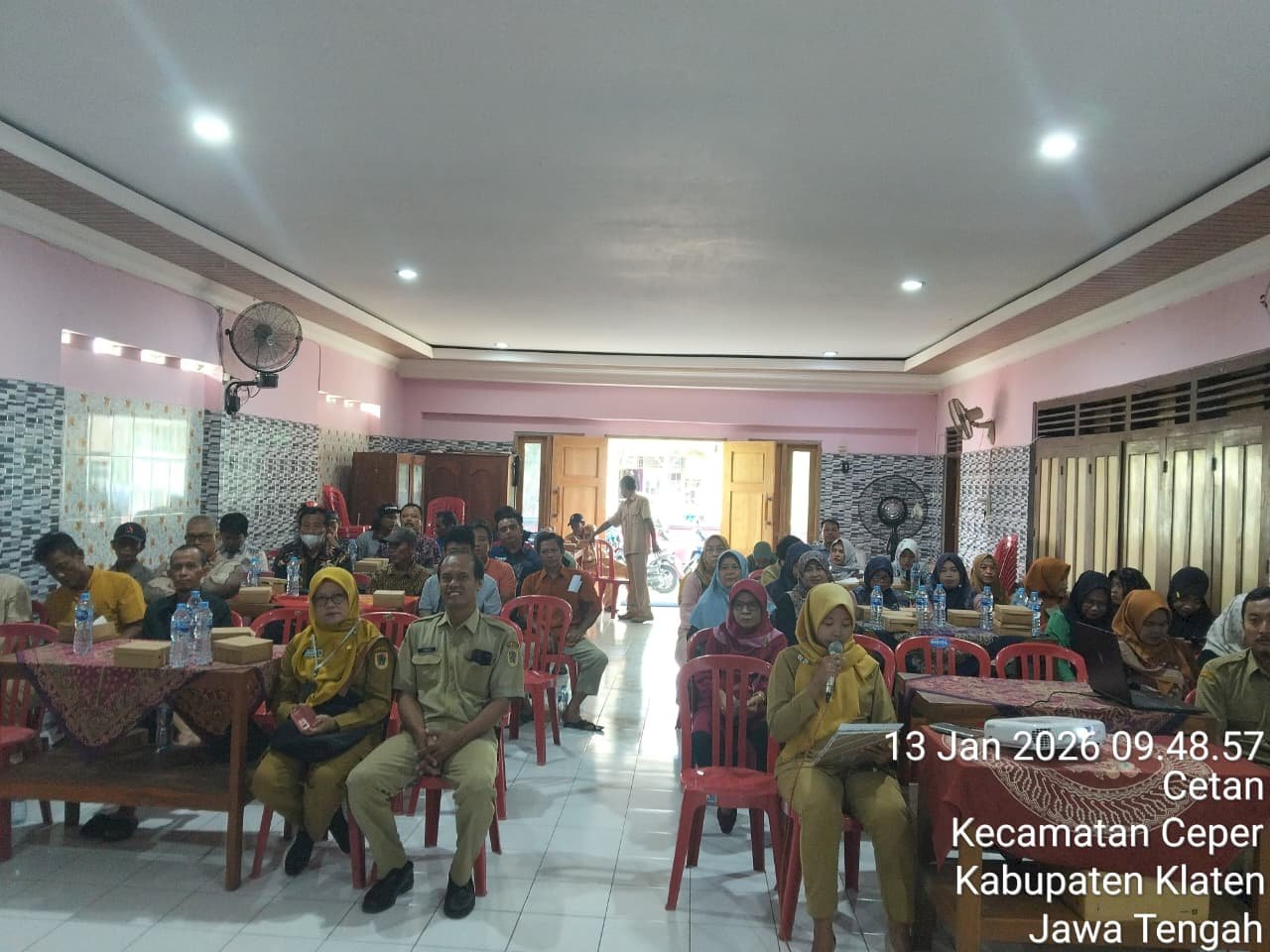 Menghadiri MusrenbangDes di Desa Troketon 