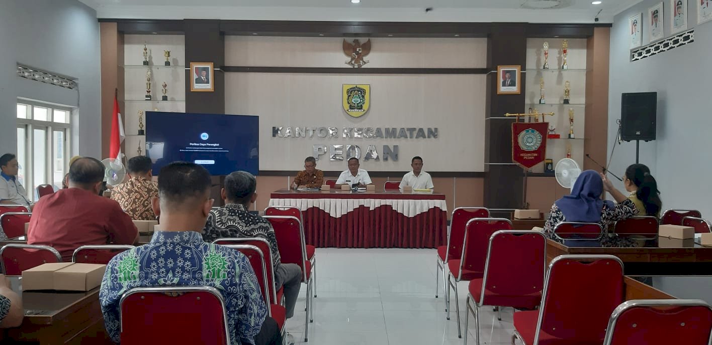 Sosialisasi verifikasi Bansos Di Kecamatan Pedan 