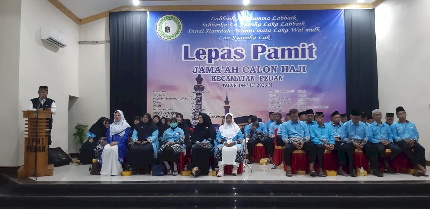 Lepas Pamit Jamaah Calon Haji Kecamatan Pedan dan Karangdowo 