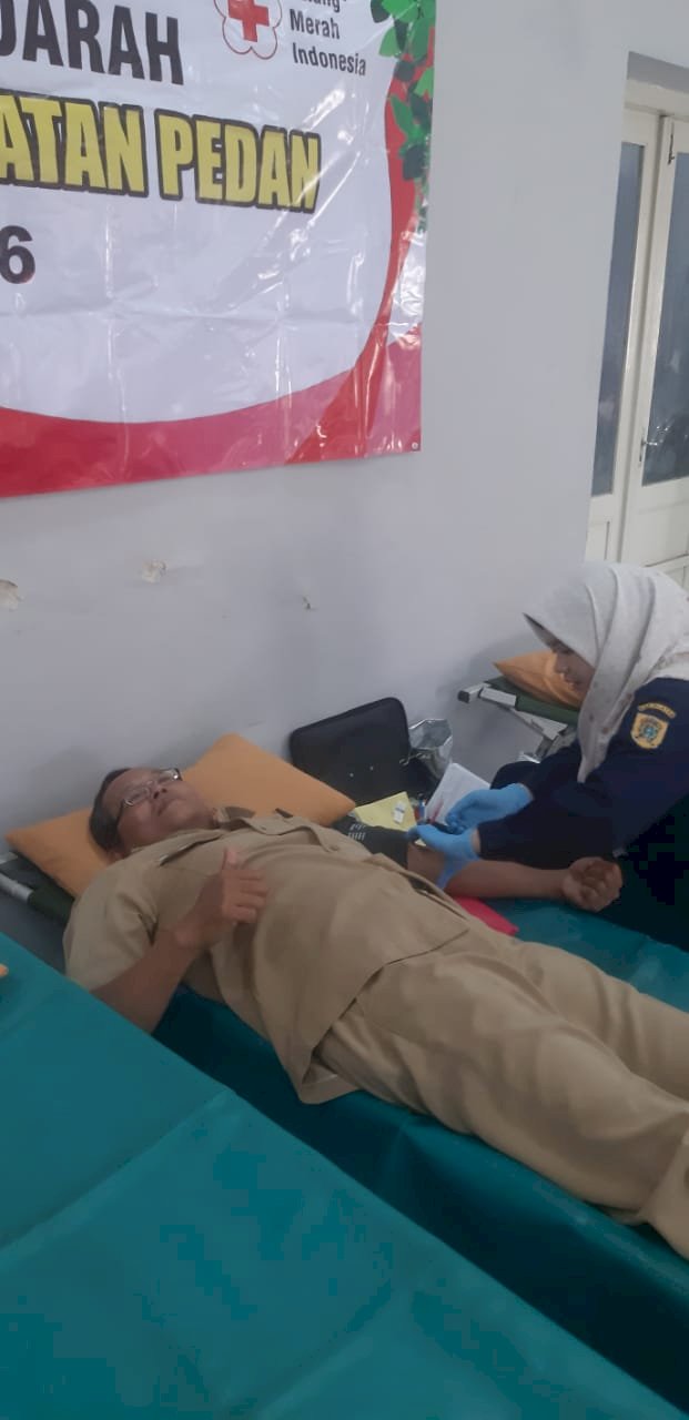 Kecamatan Pedan Mengadakan Kegiatan Aksi Donor Darah Di Aula Kantor Kecamatan Pedan 