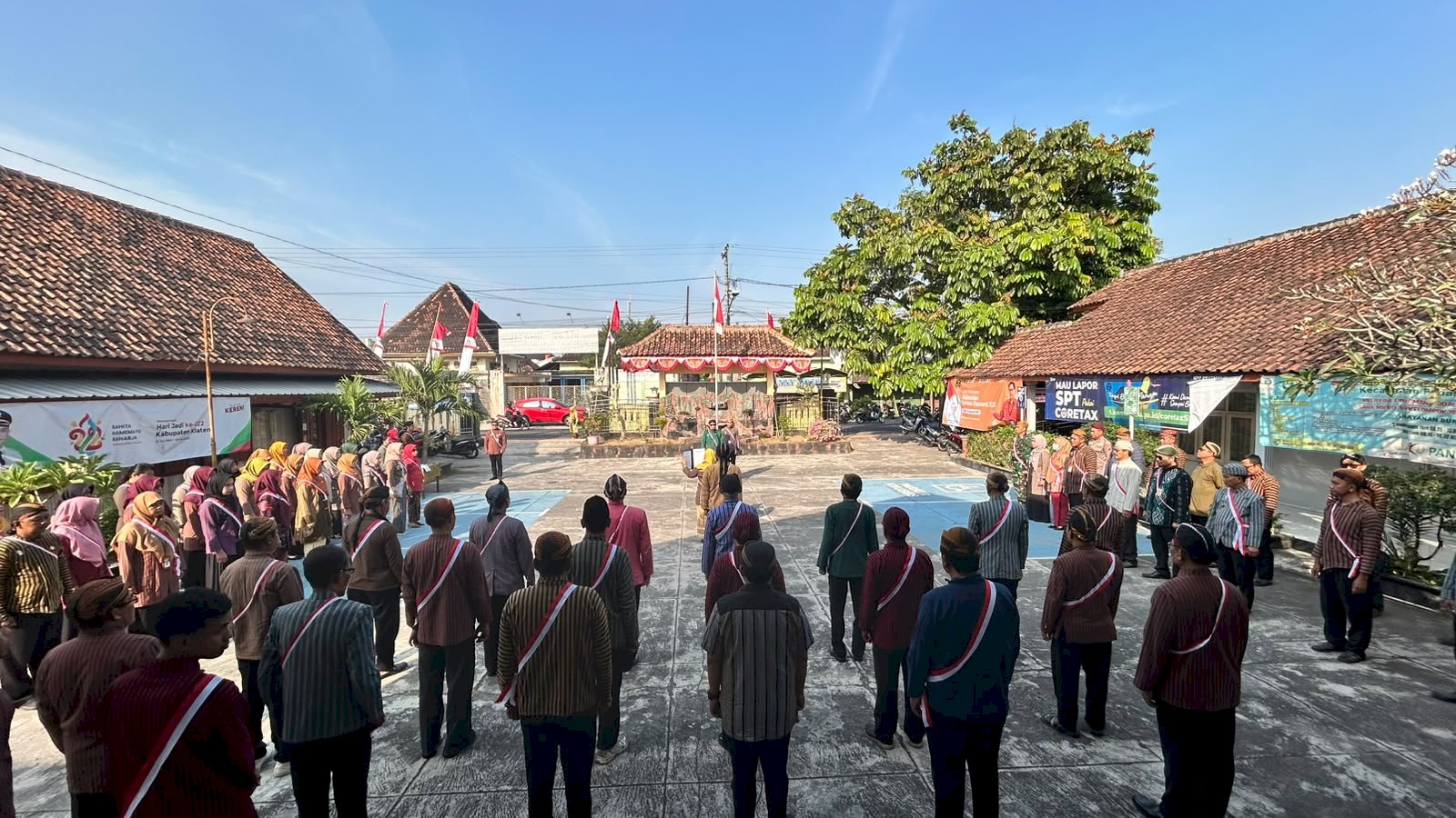 Upacara Hari Jadi Kabupaten Klaten Yang ke 222 Di Kecamatan Pedan 